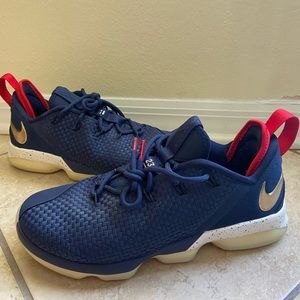 nike lebron 14 low “USA” basketball shoes (sz 10)